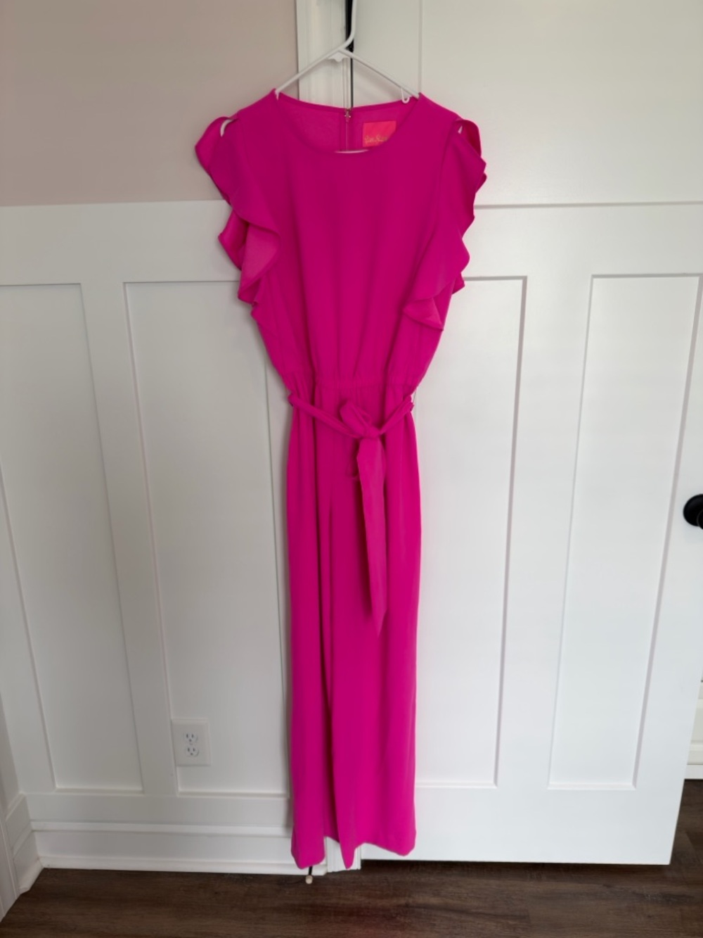 Lilly Pulitzer Anya Jumpsuit Bougainvillea Pink Size 8